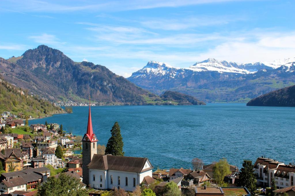 Seehotel Gotthard Weggis Zewnętrze zdjęcie