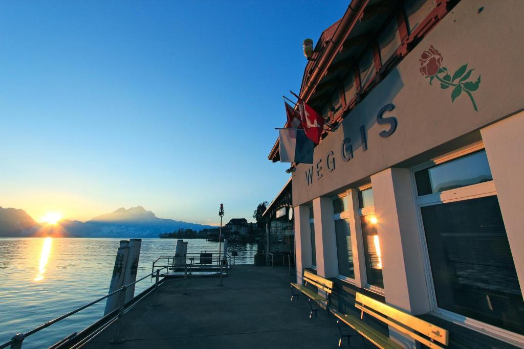 Seehotel Gotthard Weggis Zewnętrze zdjęcie