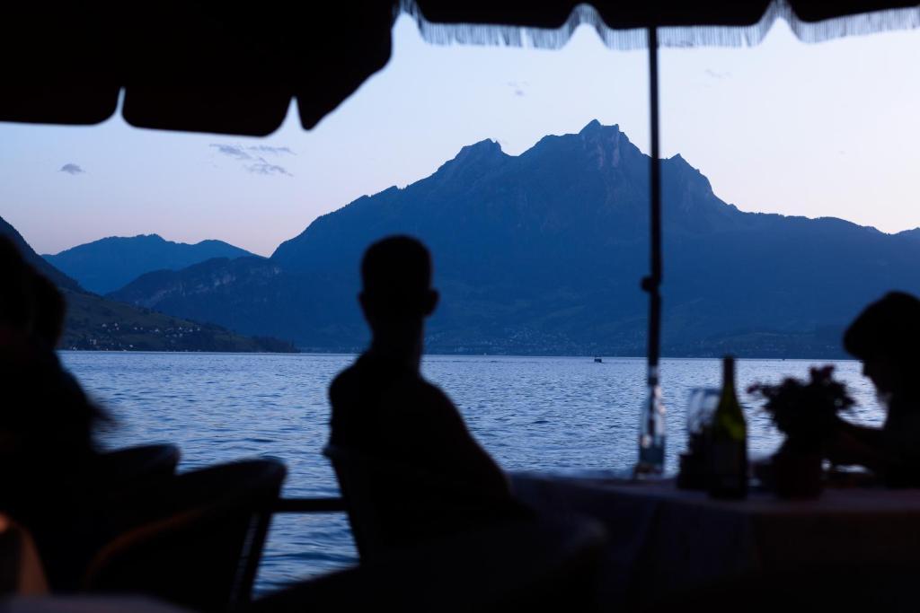 Seehotel Gotthard Weggis Zewnętrze zdjęcie