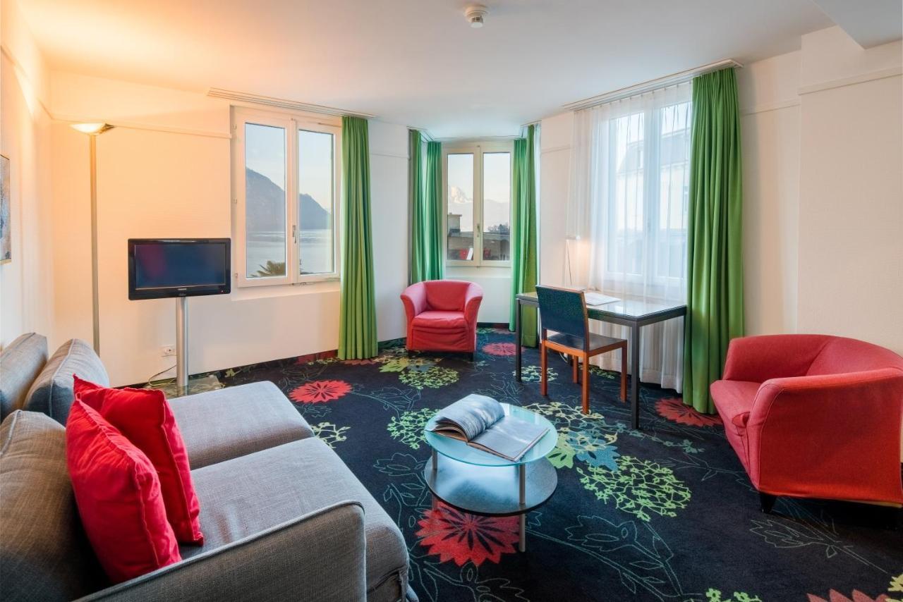 Seehotel Gotthard Weggis Zewnętrze zdjęcie
